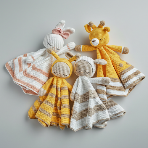 Crochet Newborn Sleeping Mate Cute Animals