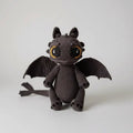 Handmade Crochet Black Bat Toy