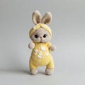 Handmade Crochet Bunny Toy in Yellow Dress