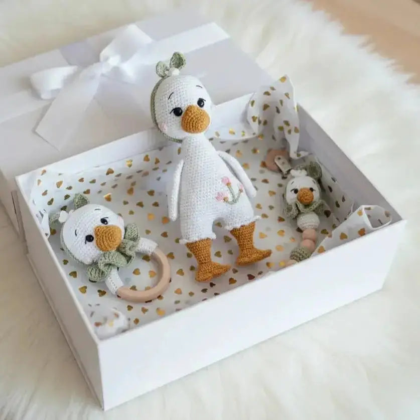 Handmade Crochet Duck Toy