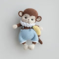 Handmade Crochet Monkey Toy with Banana