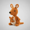 Handmade Crochet Kangaroo & Baby Set