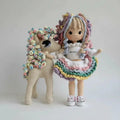 Handmade Crochet Unicorn Doll & Unicorn Toy