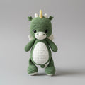 Handmade Crochet Cute Green Dino Toy
