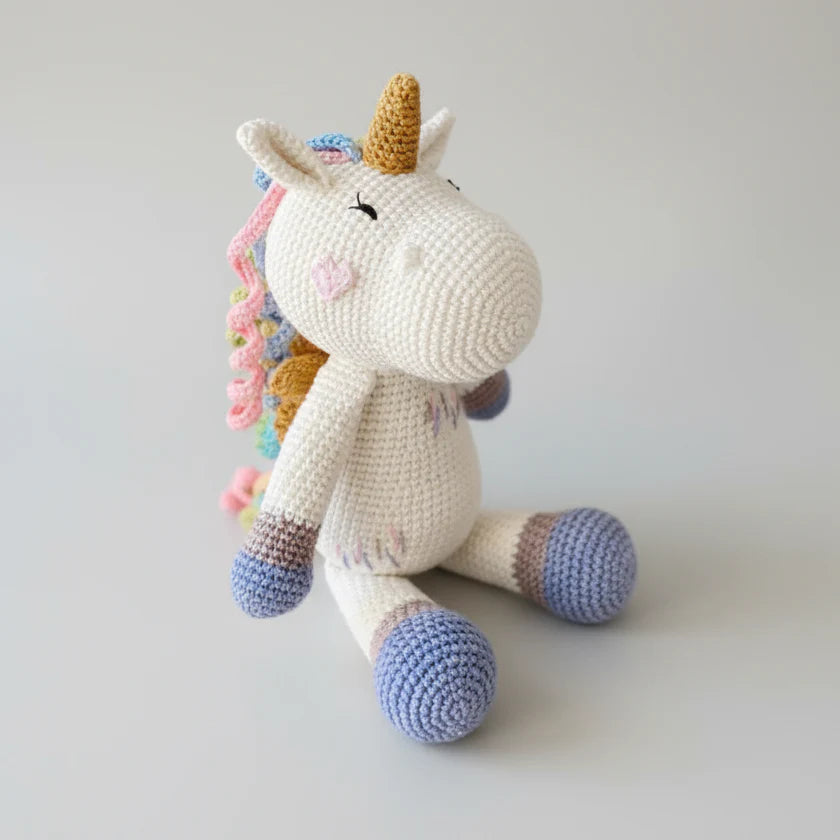 Handmade Crochet Unicorn – Crochet Animal Toy