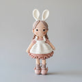 Handmade Crochet Doll – Sweet Girl with Bunny Ears